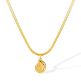 Ocean Series Stainless Steel Conch Shape Hundred Clavicle Chain - Zambeel