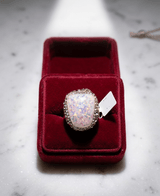 Opal Crystal Statement Ring - Zambeel