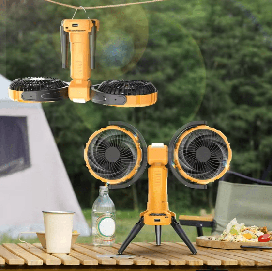 Outdoor Double Heads Fan - Zambeel