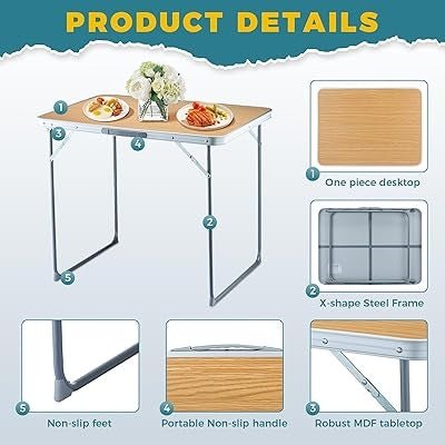 Outdoor Folding Table Ⓢ - Zambeel