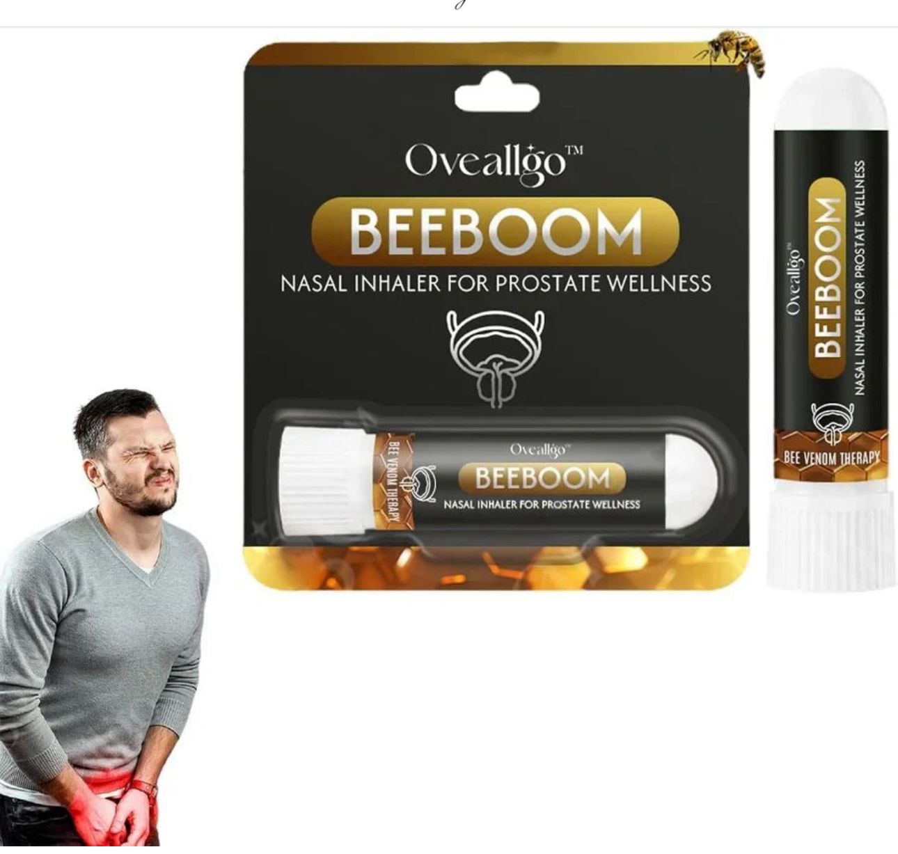 Oveallgo - BEEBOOM Nasal Inhaler for Prostate Wellness (Original) - Zambeel