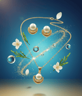 Pearl Arc Pendant Set - Zambeel