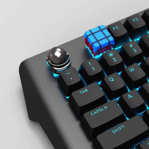 Personalized Mechanical Keyboard Single ESC Keycap 104 Key Color ABS Metal Chicken Game Keycap Satellite Shaft Cap - Zambeel