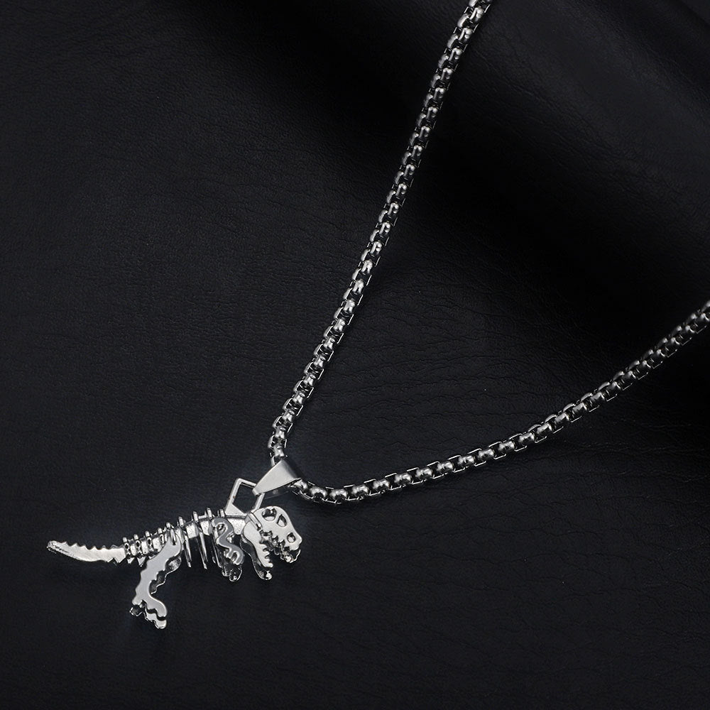 Personalized Skeleton Tyrannosaurus Rex Necklace - Zambeel