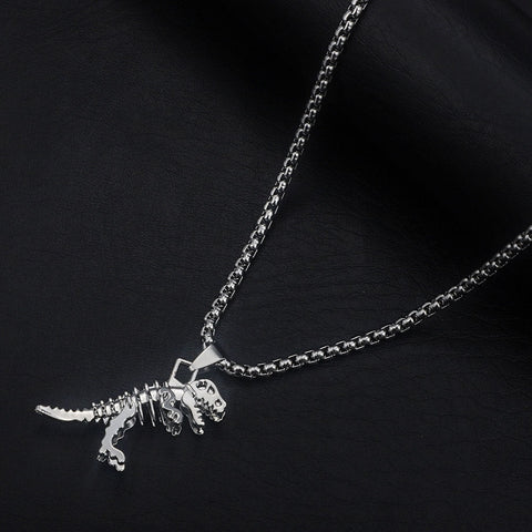 Personalized Skeleton Tyrannosaurus Rex Necklace - Zambeel