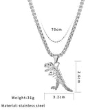 Personalized Skeleton Tyrannosaurus Rex Necklace - Zambeel