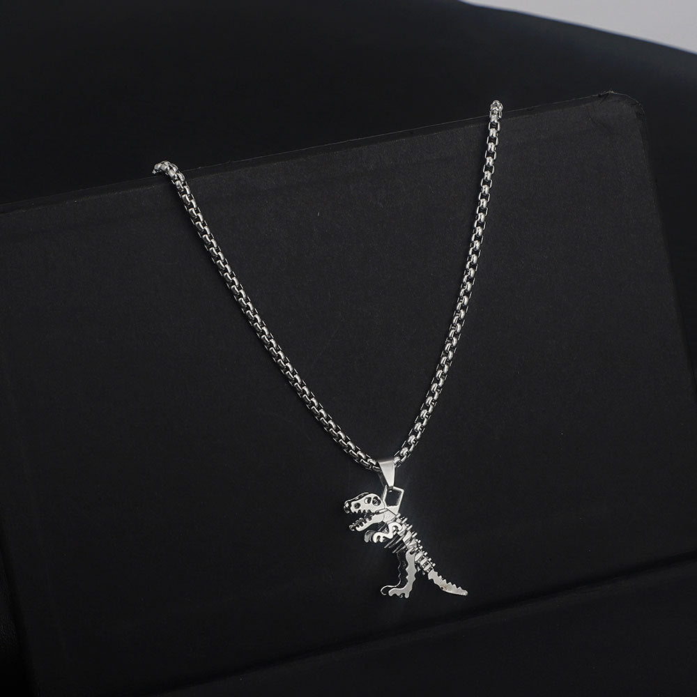 Personalized Skeleton Tyrannosaurus Rex Necklace - Zambeel