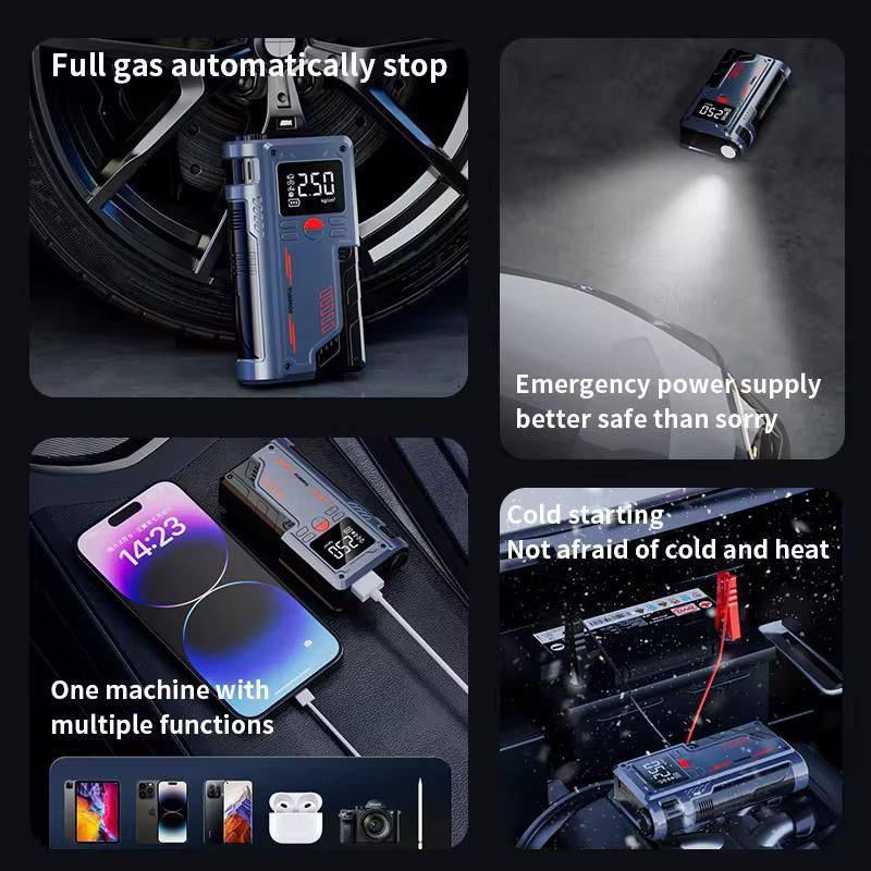 Portable Car Jump Starter with Digital Display © - Zambeel