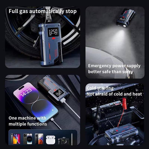 Portable Car Jump Starter with Digital Display © - Zambeel