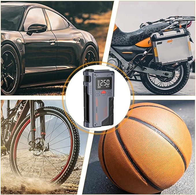 Portable Car Jump Starter with Digital Display © - Zambeel