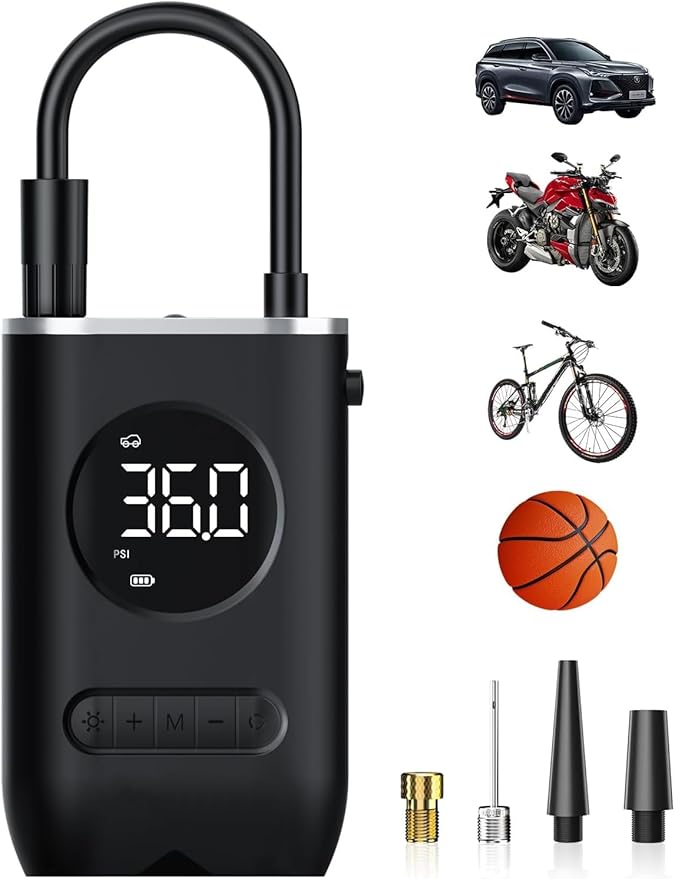 Portable Digital Tire Inflator Air Pump - Zambeel