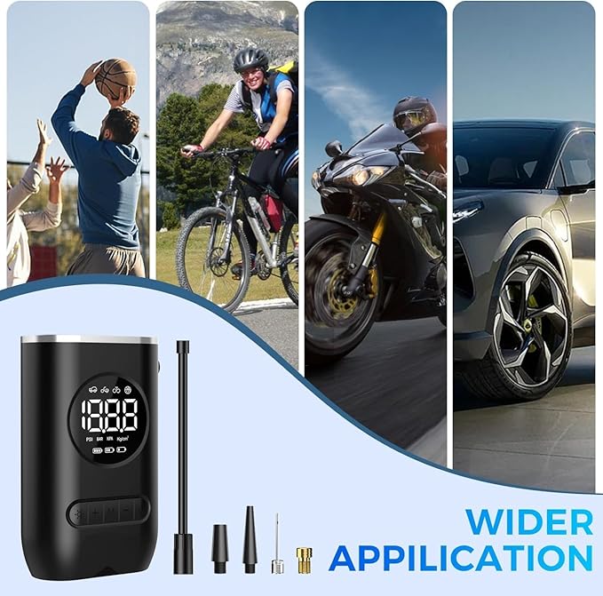 Portable Digital Tire Inflator Air Pump - Zambeel