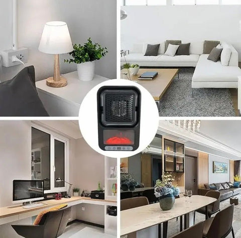 Portable Electric Heater with 360° Adjustable Head Ⓢ - Zambeel