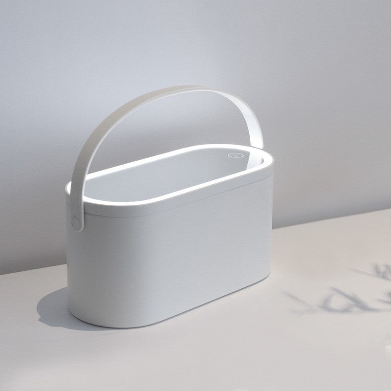 Portable LED Light Storage Box Beauty And Makeup Mirror - Zambeel