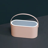 Portable LED Light Storage Box Beauty And Makeup Mirror - Zambeel