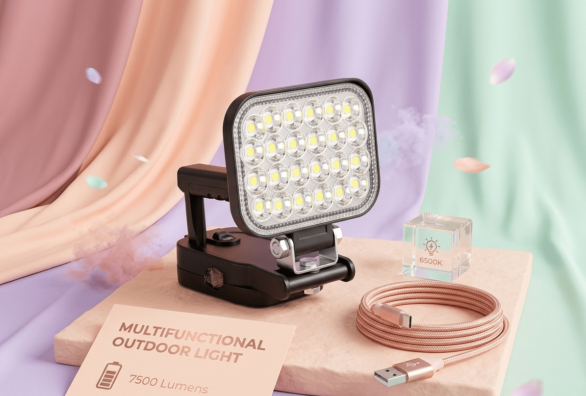 Portable Lumens LED Outdoor Light - Zambeel