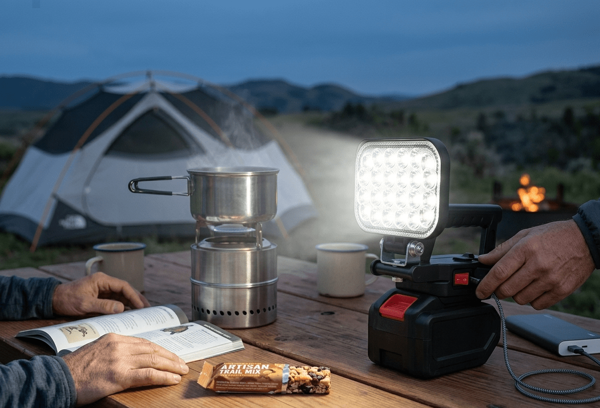 Portable Lumens LED Outdoor Light - Zambeel