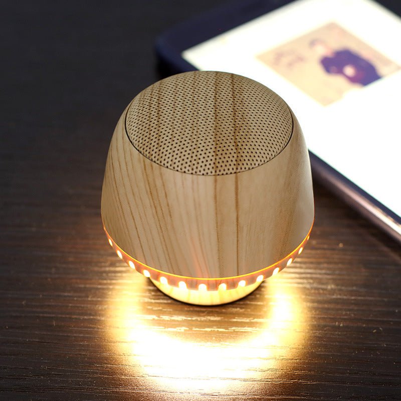 Portable Mushroom Small Audio TWS Pair Box LED With Night Light - Zambeel