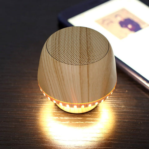 Portable Mushroom Small Audio TWS Pair Box LED With Night Light - Zambeel