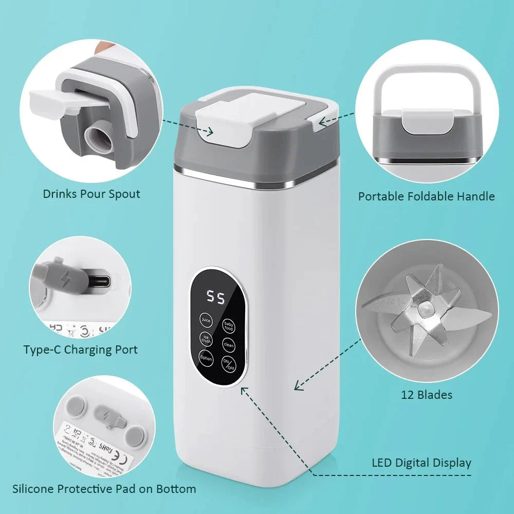 Portable Rechargeable Blender Bottle - Zambeel