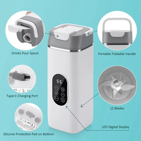 Portable Rechargeable Blender Bottle - Zambeel