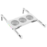 Portable Slim Smart Laptop Cooling Pad USB 3 Fans Gaming Laptop Cooler Fan For 17 Inch Cooler Plug Play For Notebook PC Laptop - Zambeel