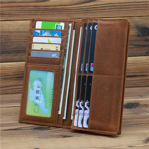 Pure First Layer Cowhide Retro Wallet - Zambeel