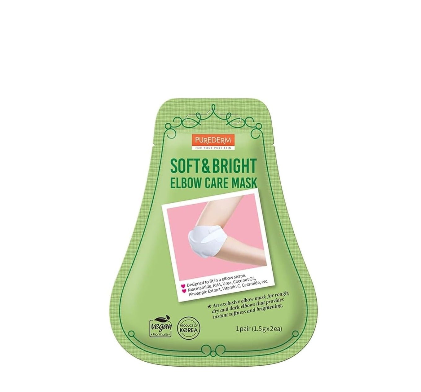 Puredermn - Soft & Bright Elbow Care Mask (Original) - Zambeel