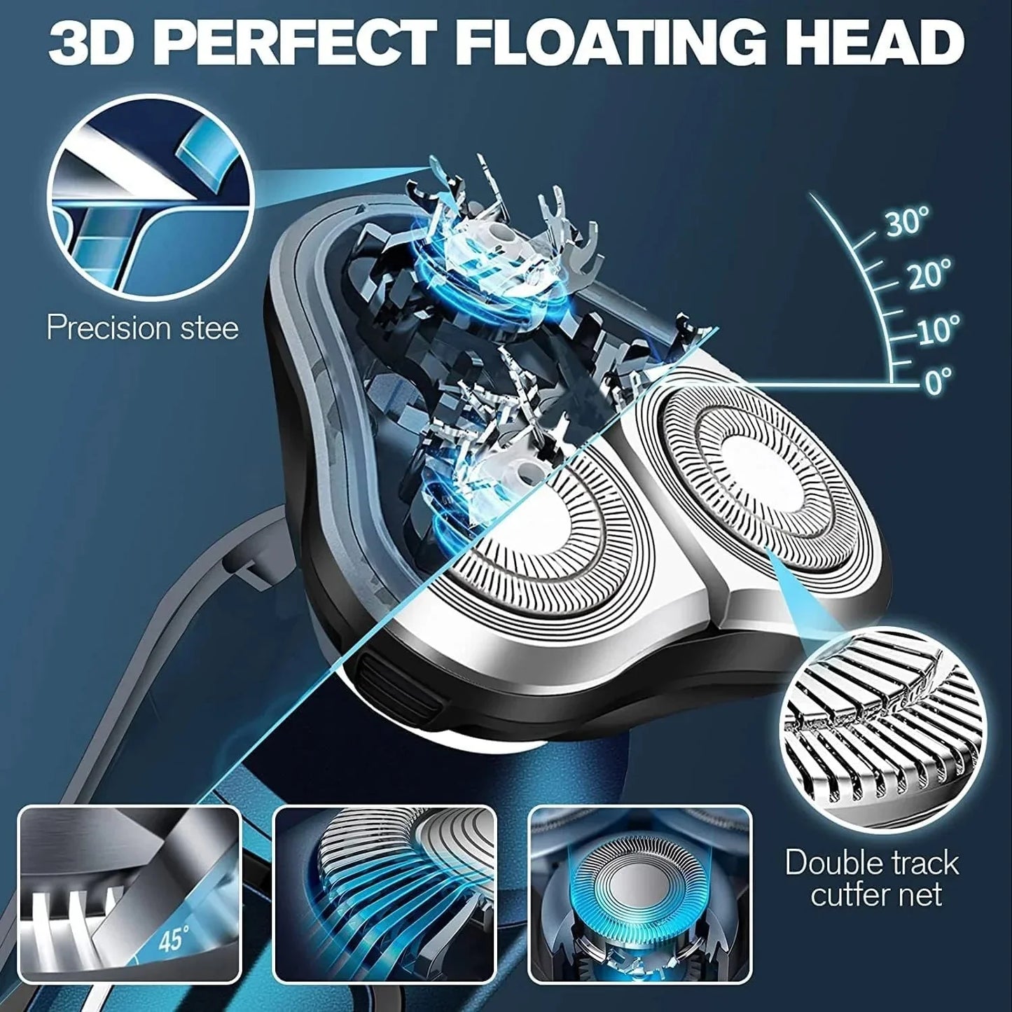 RAF - 3 - in - 1 Electric Shaver - Zambeel