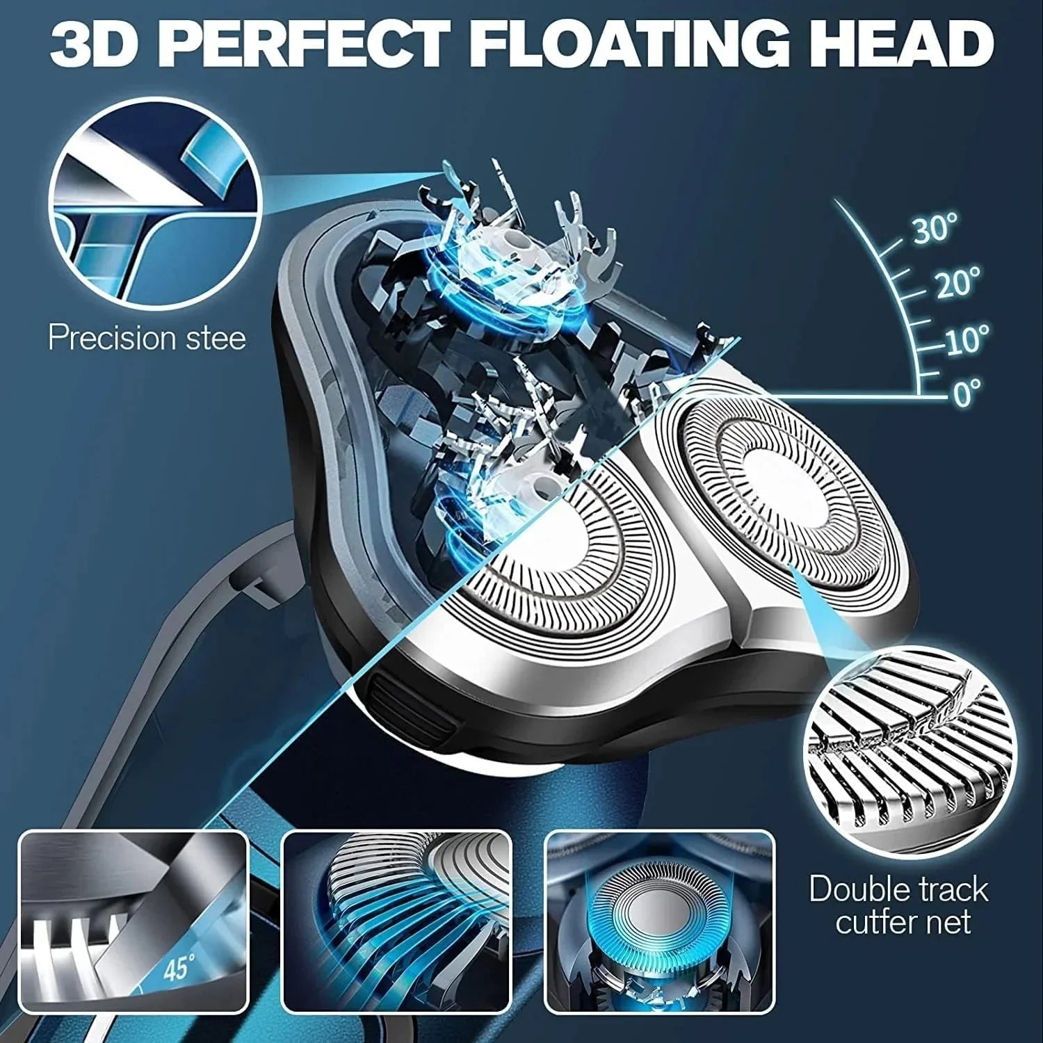 RAF - 3 - in - 1 Electric Shaver - Zambeel