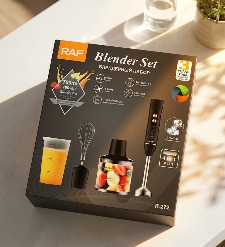 Raf - 4 - in - 1 Blender Set Ⓢ - Zambeel