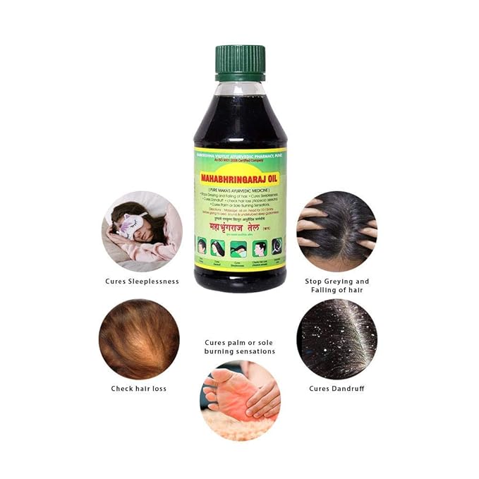 Ramakrishna Vidyut Ayurvedic Pharmacy - Mahabhringaraj Oil - Zambeel