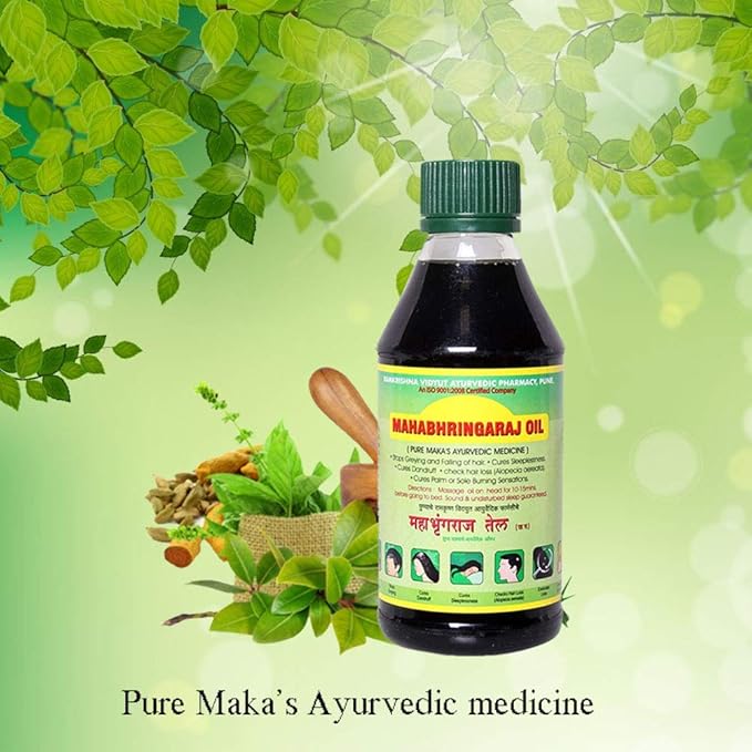 Ramakrishna Vidyut Ayurvedic Pharmacy - Mahabhringaraj Oil - Zambeel