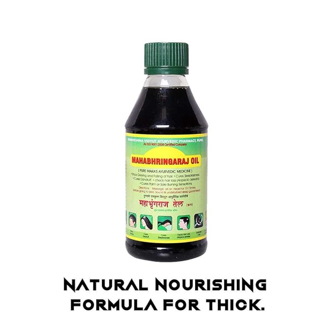 Ramakrishna Vidyut Ayurvedic Pharmacy - Mahabhringaraj Oil - Zambeel