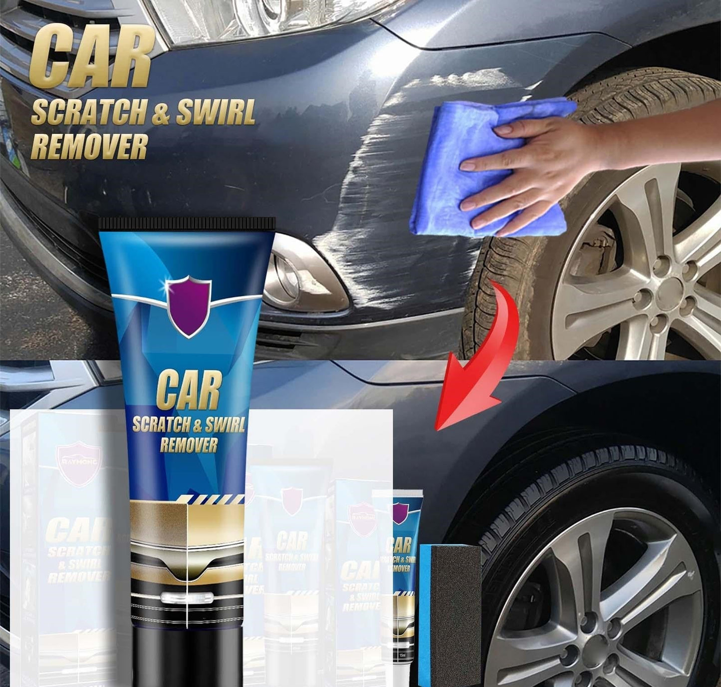 RAYHONG - Car Scratch & Swirl Remover - Zambeel