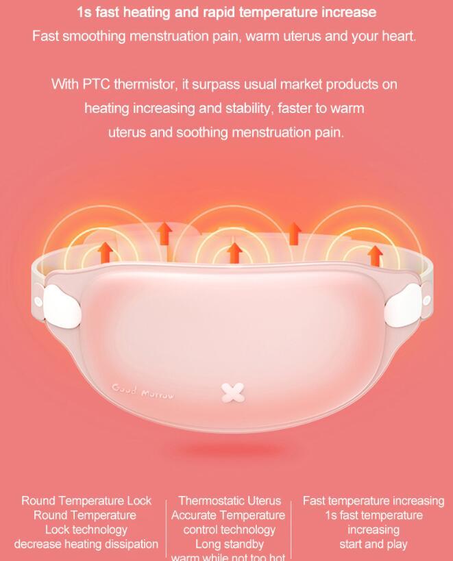 Rechargeable Relaxation Menstrual Pain Patch Relieving Massage Belt - Zambeel