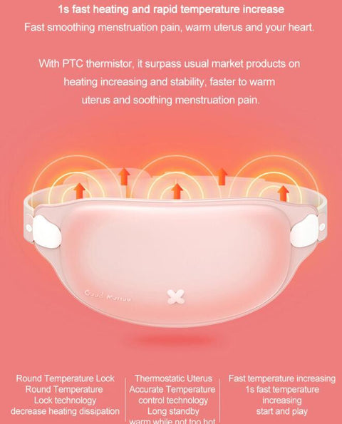 Rechargeable Relaxation Menstrual Pain Patch Relieving Massage Belt - Zambeel