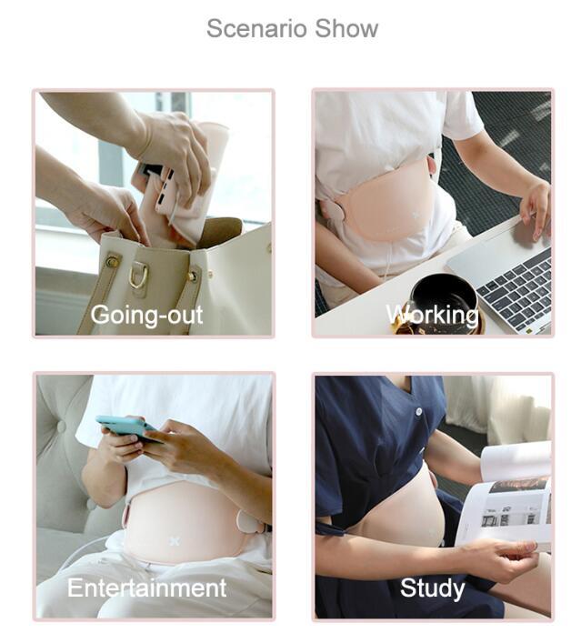 Rechargeable Relaxation Menstrual Pain Patch Relieving Massage Belt - Zambeel