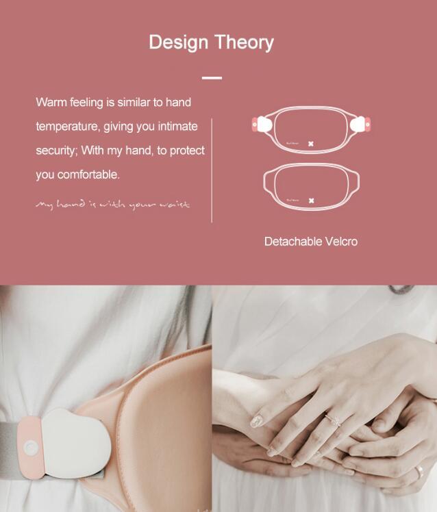 Rechargeable Relaxation Menstrual Pain Patch Relieving Massage Belt - Zambeel