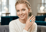 Rectangular Crystal Statement Ring - Zambeel