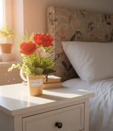 Red Rose Flower Pot - Zambeel
