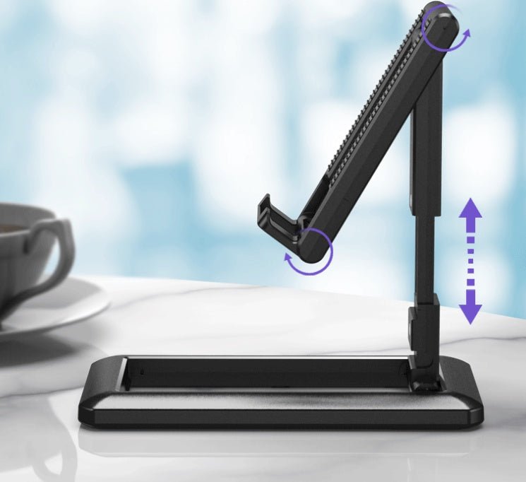 Retractable Mobile Phone Desktop Stand Lazy Folding Mobile Phone Stand Portable Live Web Lesson Pocket Stand - Zambeel