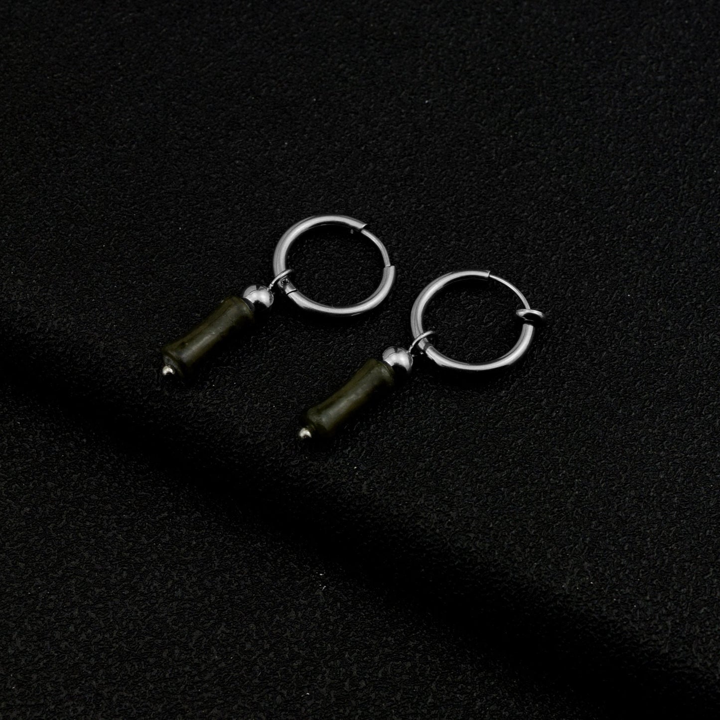 Retro Long Bamboo Pearl Earrings - Zambeel