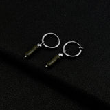 Retro Long Bamboo Pearl Earrings - Zambeel
