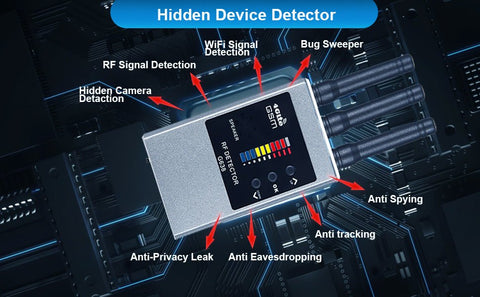 RF Bug Detector Hidden Camera Finder Anti - Spy Listen Swe - Zambeel