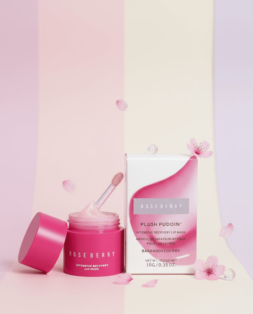 Rose Berry - Plush Puddin Intensive Recovery Lip Mask - Zambeel