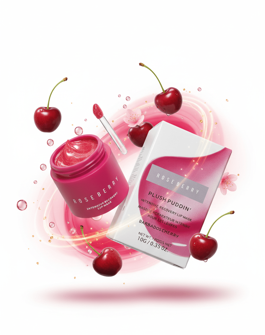 Rose Berry - Plush Puddin Intensive Recovery Lip Mask - Zambeel