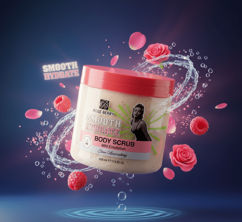 Rose Berry - Smooth Hydrate Body Scrub - Zambeel