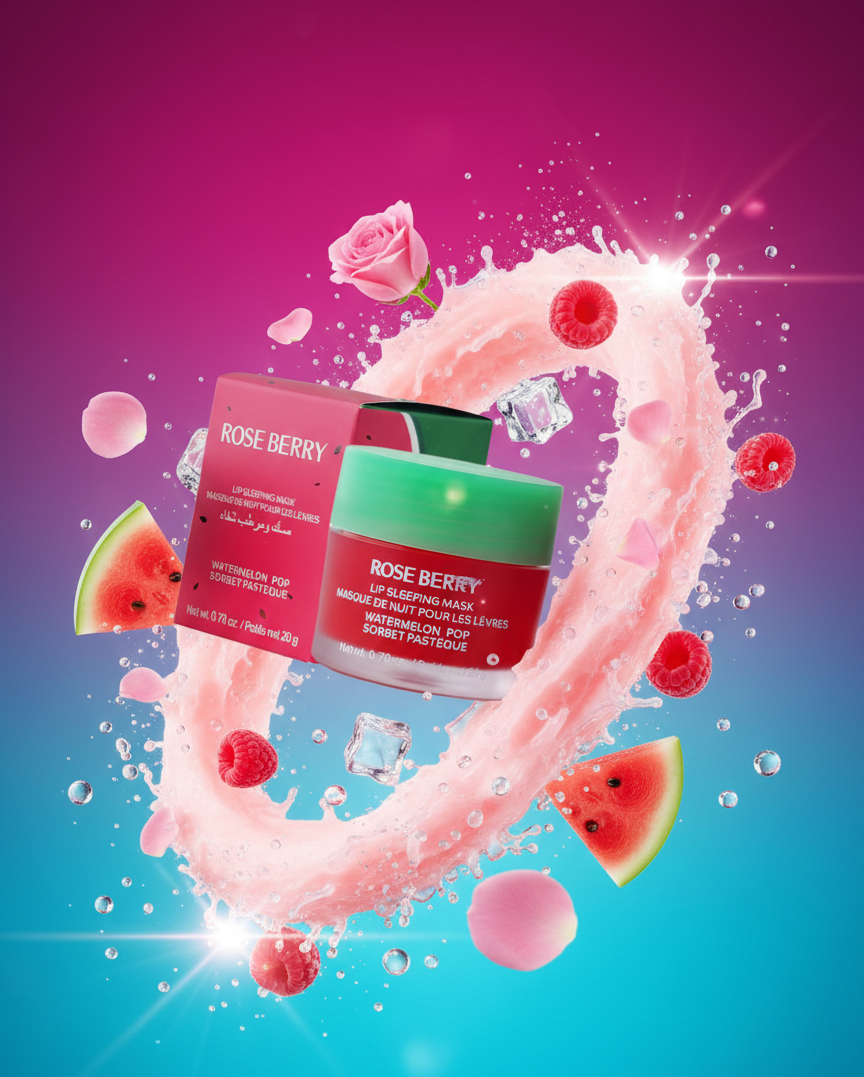 Rose Berry - Watermelon Lip Sleeping Mask - Zambeel