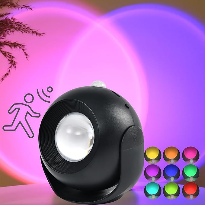 Rotating Body Sensing Sunset Light - Zambeel